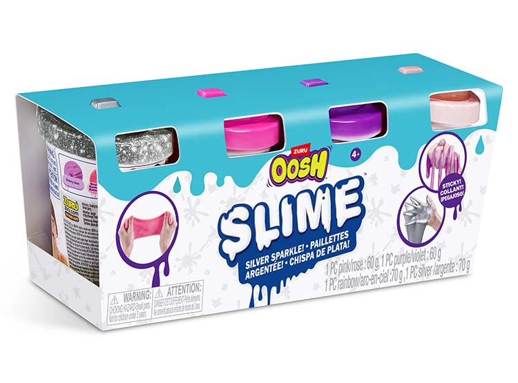 OOSH SLIME VALUE 4 PACK SENSORY PLAY BY ZURU