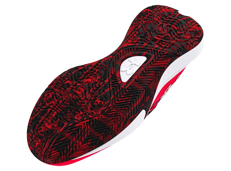 ZAPATILLAS CUERO HOMBRE UNDER ARMOUR BÁSQUETBOL ROJO LOCKDOWN 7 - 5