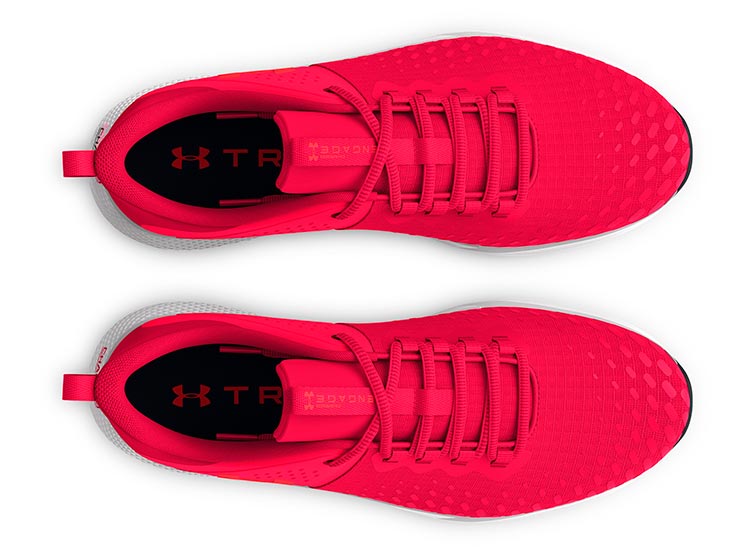 ZAPATILLAS HOMBRE UNDER ARMOUR ENTRENAMIENTO ROJO CHARGED ENGAGE 2 - 4