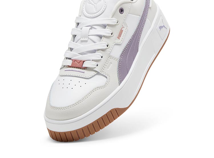 ZAPATILLAS MUJER PUMA URBANAS CARINA STREET LUX CUERO - 4