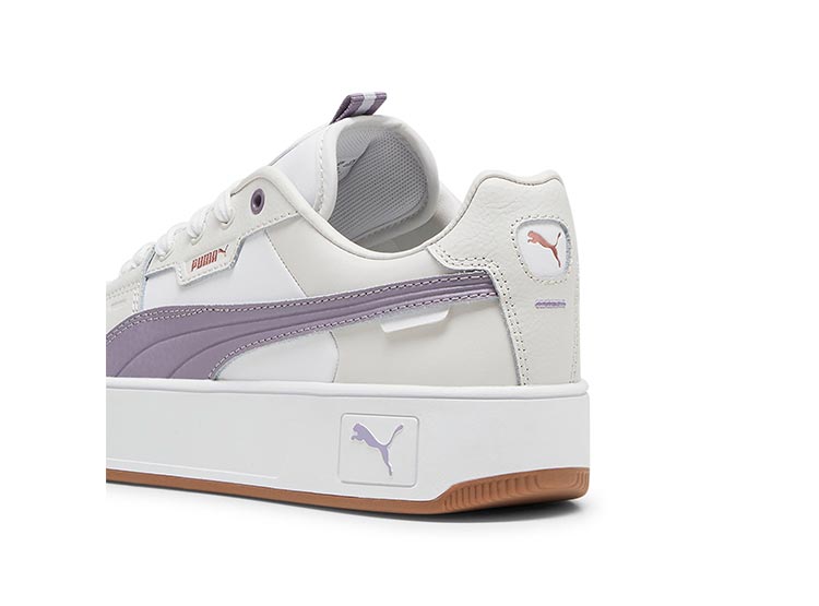 ZAPATILLAS MUJER PUMA URBANAS CARINA STREET LUX CUERO - 5