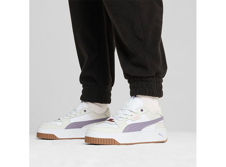 ZAPATILLAS MUJER PUMA URBANAS CARINA STREET LUX CUERO - 6