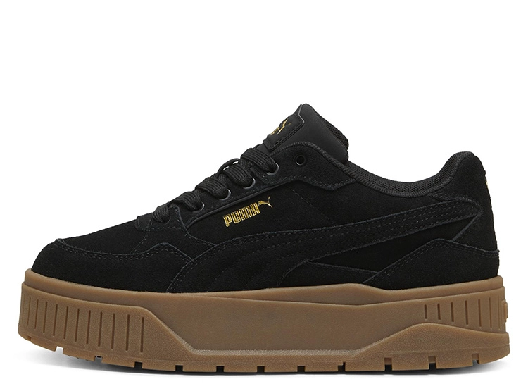 ZAPATILLAS MUJER PUMA CASUAL NEGRO KARMEN II IDOL SD CUERO - 1
