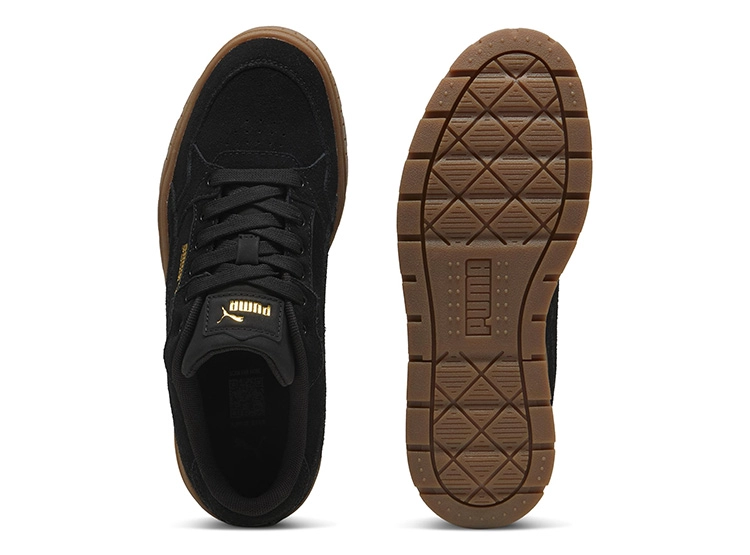 ZAPATILLAS MUJER PUMA CASUAL NEGRO KARMEN II IDOL SD CUERO - 5