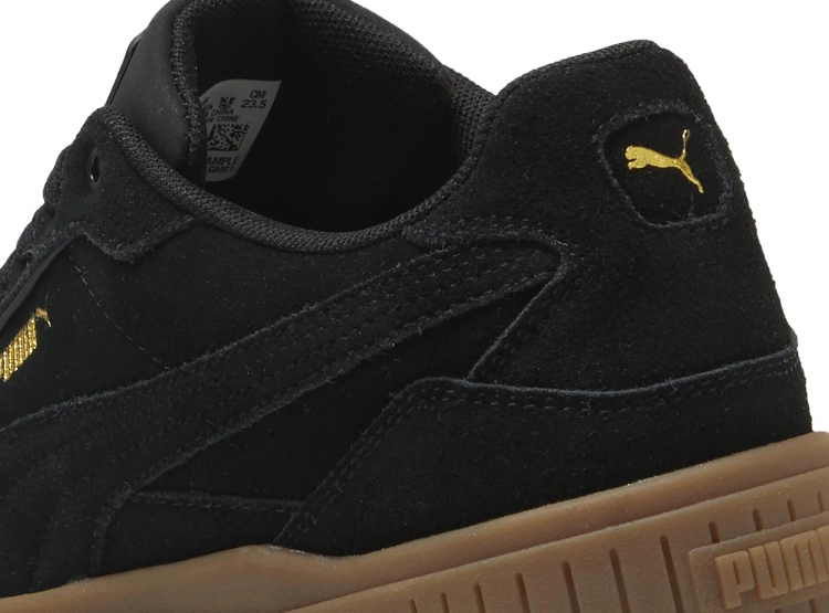ZAPATILLAS MUJER PUMA CASUAL NEGRO KARMEN II IDOL SD CUERO - 7
