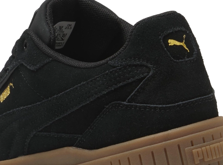 ZAPATILLAS MUJER PUMA CASUAL NEGRO KARMEN II IDOL SD CUERO - 7