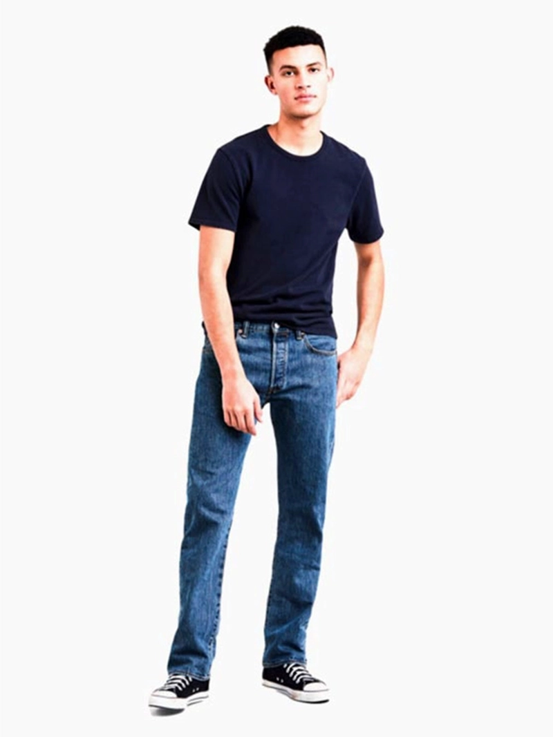 JEANS HOMBRE LEVI'S ALGODÓN 501 ORIGINAL FIT - 1