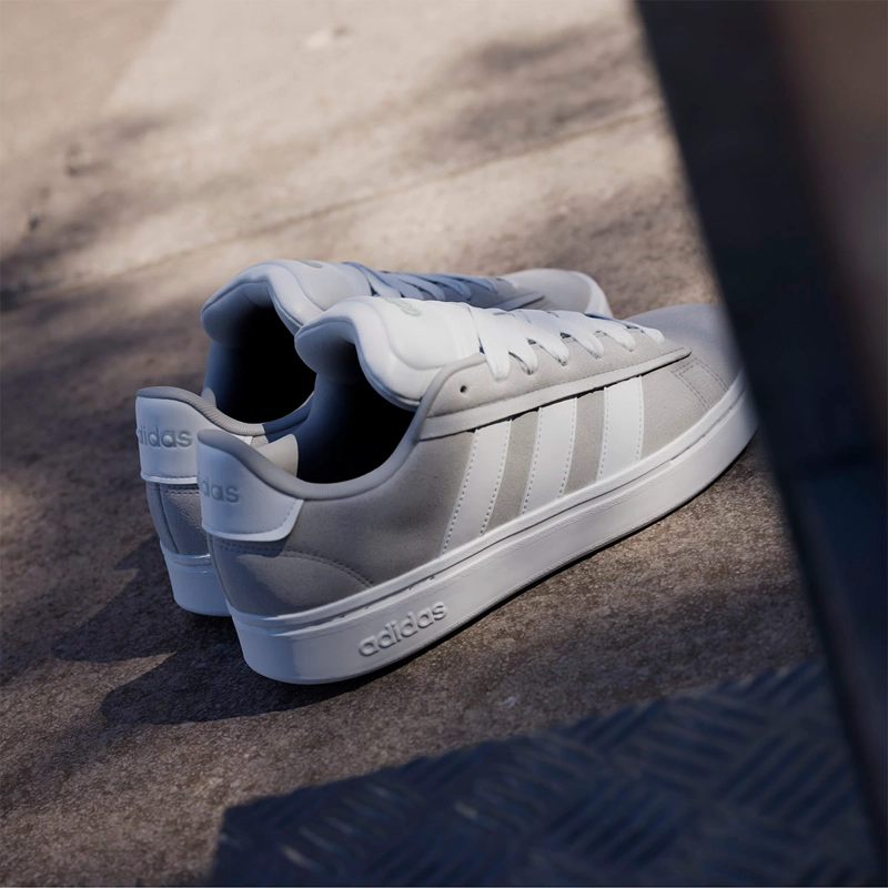 ZAPATILLAS HOMBRE ADIDAS TENIS GRIS GRAND COURT ALPHA 00S - 11