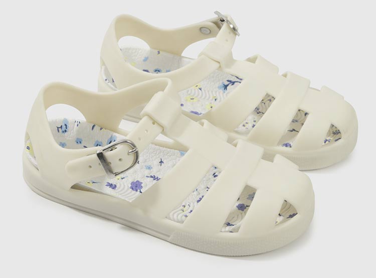 SANDALIAS NIÑA COLLOKY BLANCO TEMÁTICO PLAYA