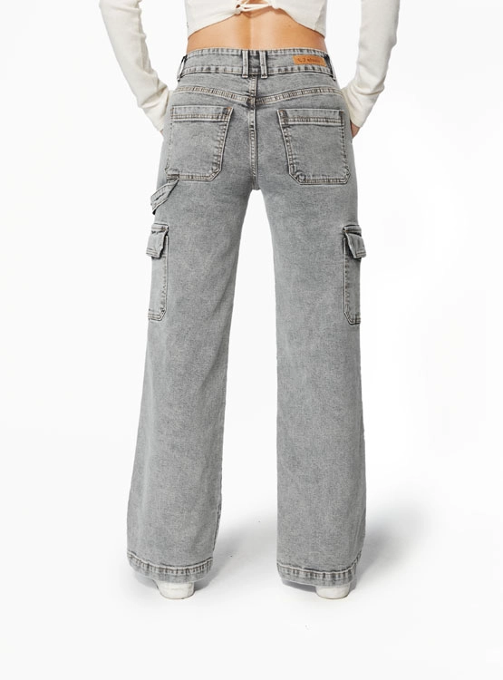 JEANS ALGODÓN MUJER EFESIS NAOS GREY - 4