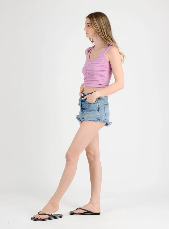 POLERA MANGA CORTA ALGODÓN MUJER O'NEILL CORRANE - 1
