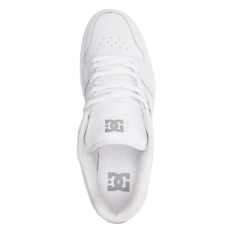 ZAPATILLAS HOMBRE DC SHOES URBANAS BLANCO MANTECA CUERO - 4