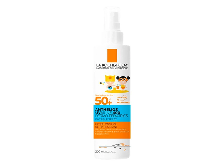 PROTECTOR SOLAR CORPORAL LA ROCHE-POSAY ANTHELIOS UV MUNE 400 DERMO PEDIATRICS INVISIBLE SPF 50+ 200 ML - 2