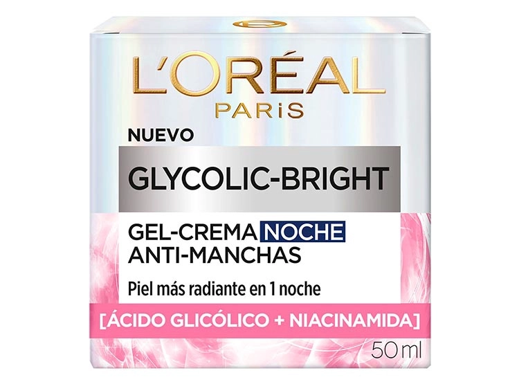 CREMA FACIAL LOREAL HIDRATANTE ANTIMANCHAS NOCHE GLYCOLIC BRIGHT 50 ML - 2