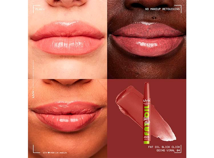 BRILLO LABIAL NYX FAT OIL SLICK CLICK - 4