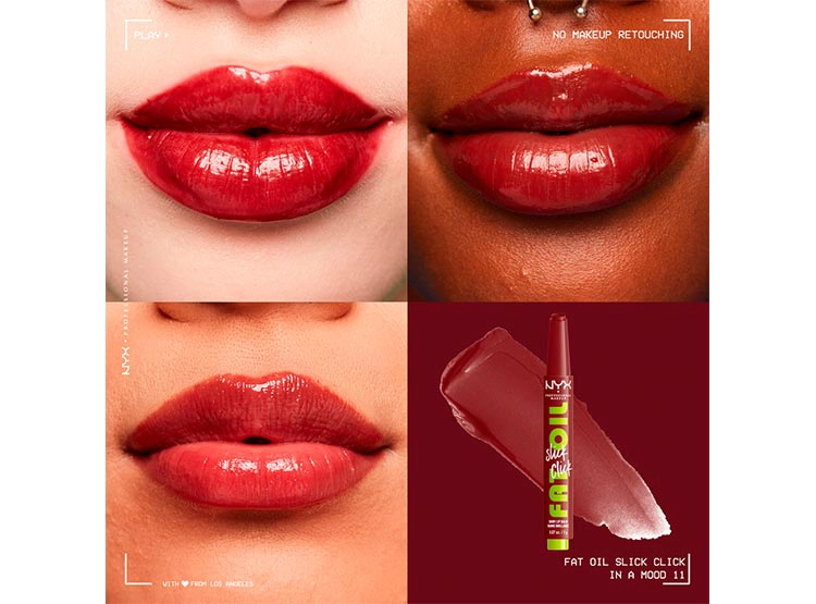BRILLO LABIAL NYX FAT OIL SLICK CLICK - 4