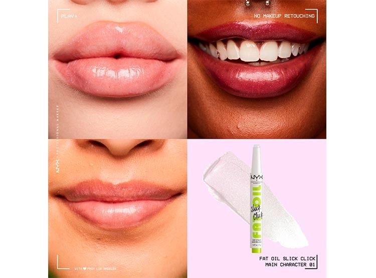 BRILLO LABIAL NYX FAT OIL SLICK CLICK - 4