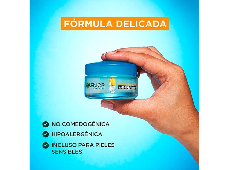 GEL FACIAL GARNIER HIDRATANTE ANTIIMPERFECCIONES MATIFICANTE EXPRESS ACLARA AIR 50 ML - 4