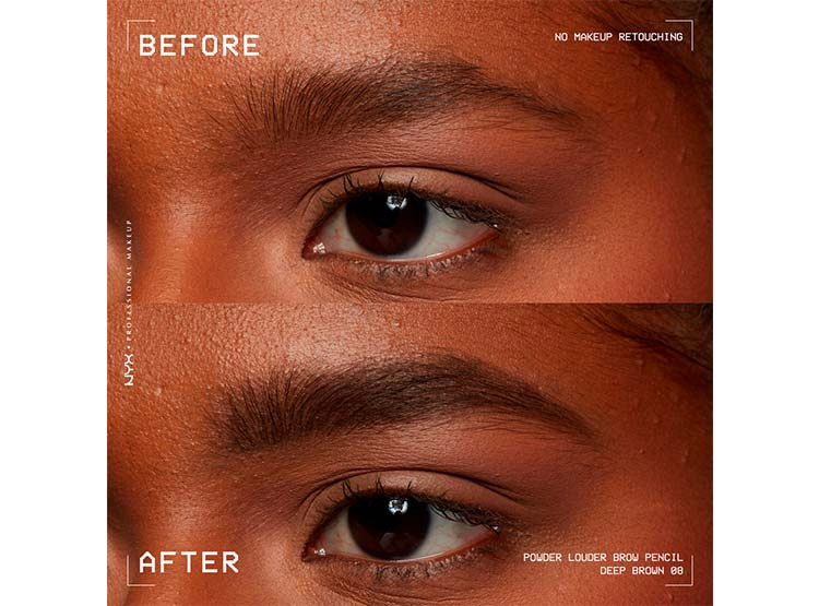 LÁPIZ DE CEJAS NYX POWDER LOUDER BROW PENCIL - 4