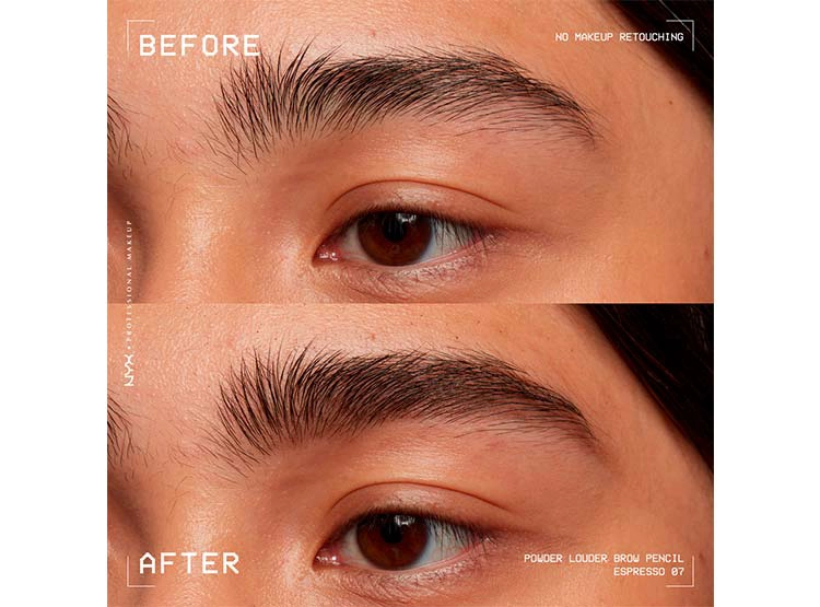 LÁPIZ DE CEJAS NYX POWDER LOUDER BROW PENCIL - 4