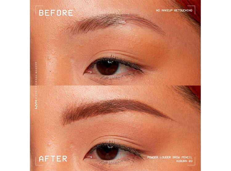LÁPIZ DE CEJAS NYX POWDER LOUDER BROW PENCIL - 4