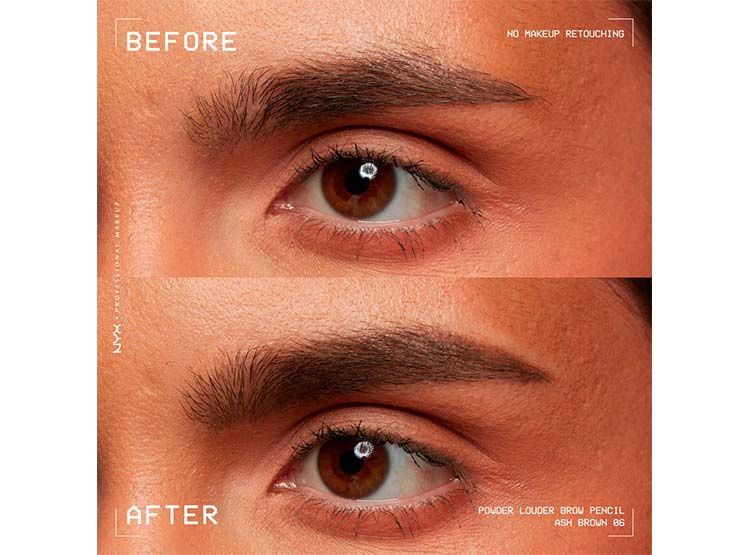 LÁPIZ DE CEJAS NYX POWDER LOUDER BROW PENCIL - 4