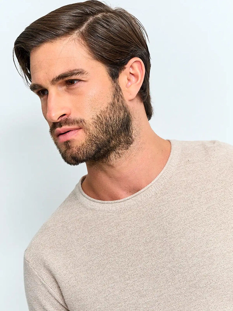 SWEATER ALGODÓN HOMBRE BARBADOS CREW NECK LISO - 3