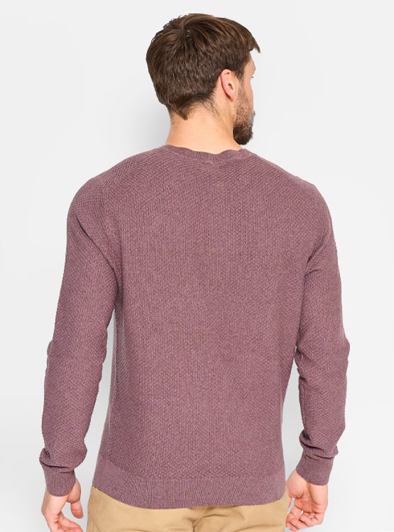 SWEATER ALGODÓN HOMBRE CACHAREL CUELLO REDONDO - 2