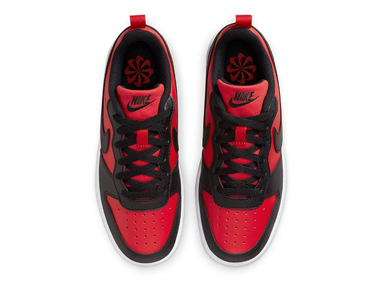 ZAPATILLAS UNISEX NIKE CASUAL ROJO COURT BOROUGH LOW RECRAFT BG - 4
