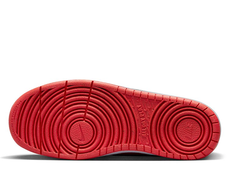 ZAPATILLAS UNISEX NIKE CASUAL ROJO COURT BOROUGH LOW RECRAFT BG - 5