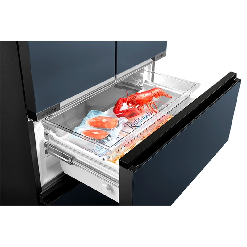 REFRIGERADOR FRENCH DOOR MIDEA MDRFD705BIE70 526L NO FROST GRIS - 9