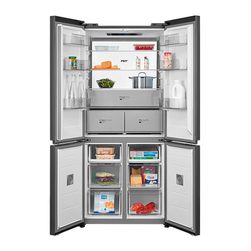 REFRIGERADOR SIDE BY SIDE MIDEA MDRMD706BIE70 527L NO FROST GRIS - 5