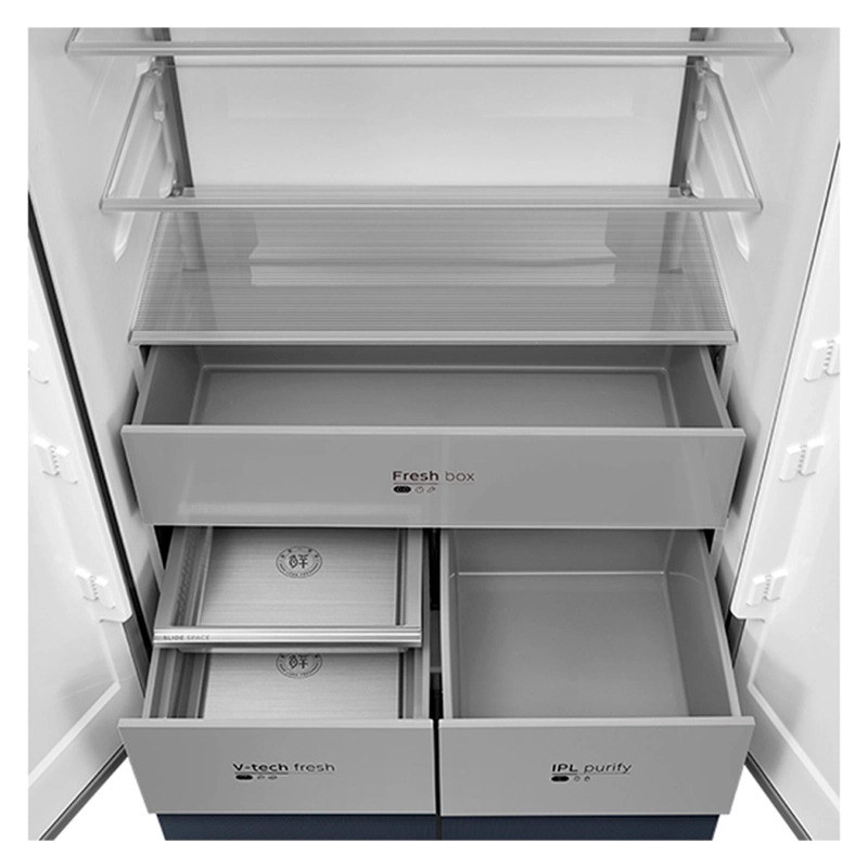 REFRIGERADOR SIDE BY SIDE MIDEA MDRMD706BIE70 527L NO FROST GRIS - 8