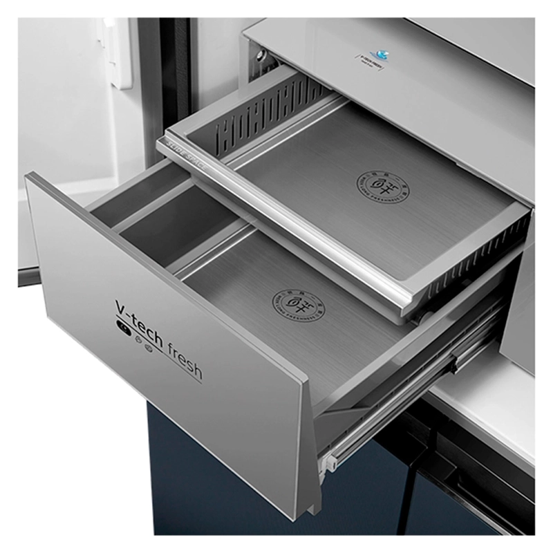 REFRIGERADOR SIDE BY SIDE MIDEA MDRMD706BIE70 527L NO FROST GRIS - 9