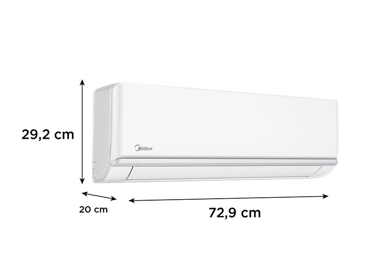AIRE ACONDICIONADO SPLIT MIDEA XTRA 9000 BTU FRÍO CALOR INVERTER - 11