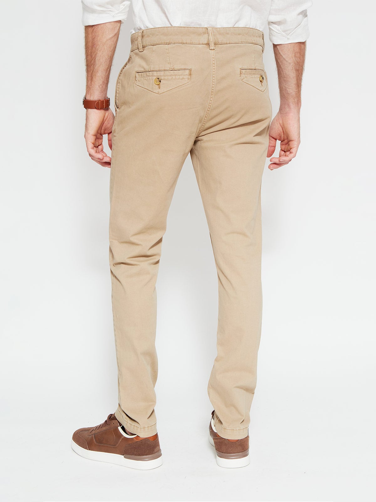 PANTALÓN HOMBRE MARQUIS ALGODÓN SLIM CHINO LAVADO - 2