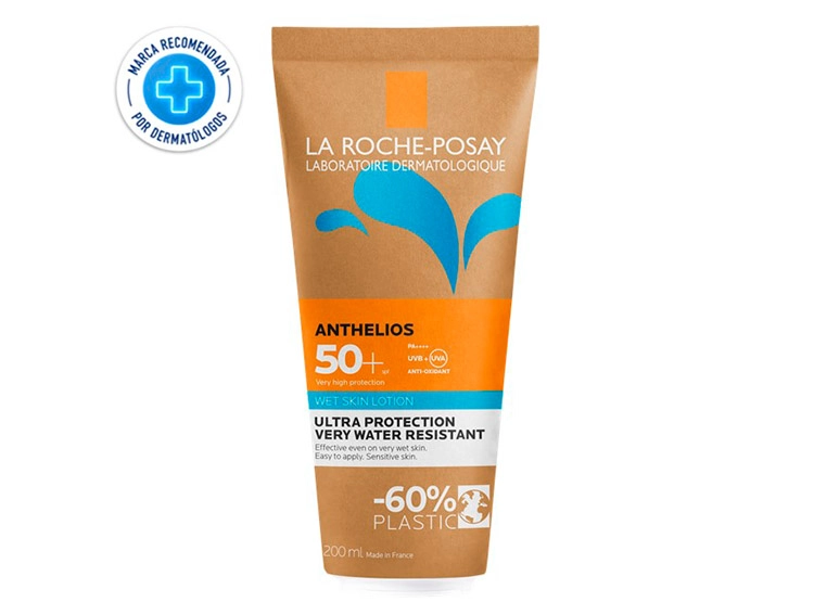 PROTECTOR SOLAR CORPORAL LA ROCHE-POSAY WET SKIN ANTHELIOS SPF 50+ 200 ML - 1
