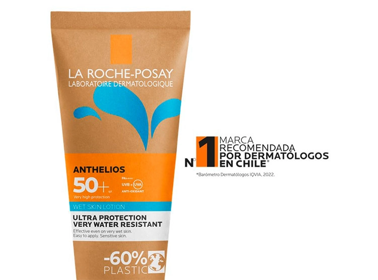 PROTECTOR SOLAR CORPORAL LA ROCHE-POSAY WET SKIN ANTHELIOS SPF 50+ 200 ML - 2