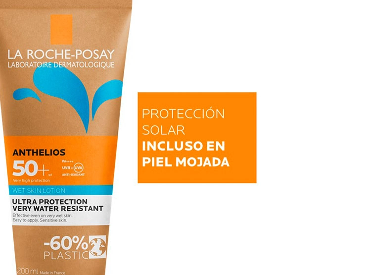 PROTECTOR SOLAR CORPORAL LA ROCHE-POSAY WET SKIN ANTHELIOS SPF 50+ 200 ML - 3