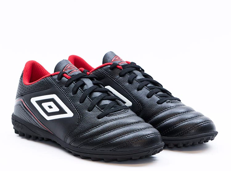 ZAPATILLAS NIÑO UMBRO FÚTBOL NEGRO CLASSICO XII LT TF - 2