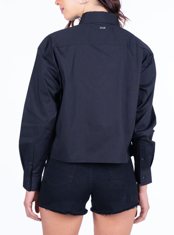 BLUSA MANGA LARGA ALGODÓN MUJER ELLUS - 3