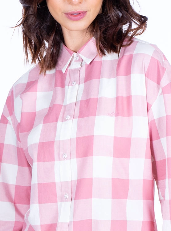BLUSA MANGA LARGA ALGODÓN MUJER ELLUS - 4
