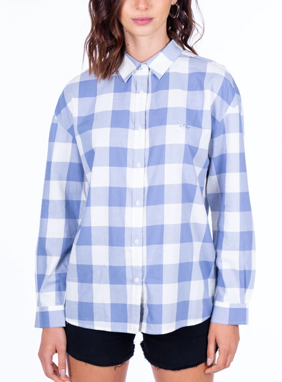 BLUSA MANGA LARGA ALGODÓN MUJER ELLUS - 2