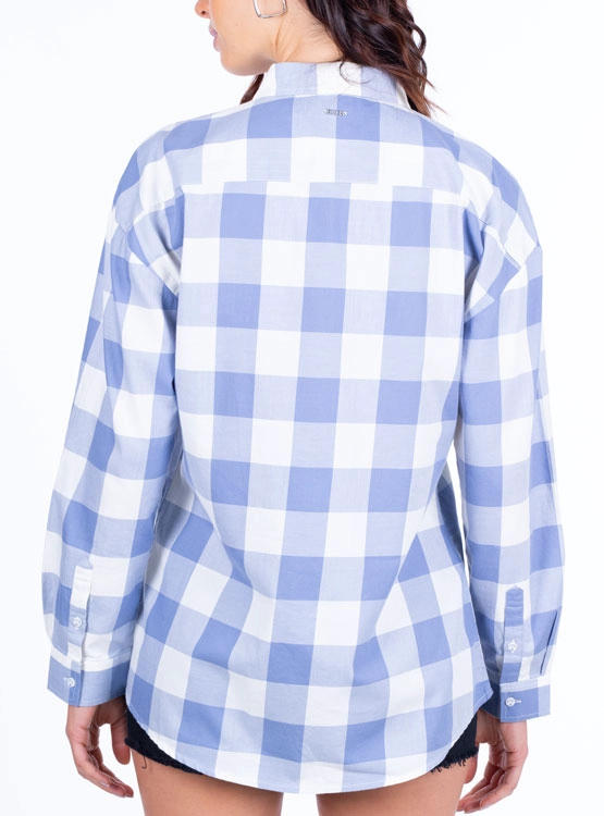 BLUSA MANGA LARGA ALGODÓN MUJER ELLUS - 3