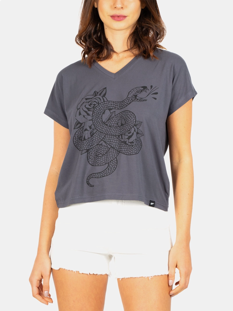 POLERA MUJER ELLUS MANGA CORTA - 1