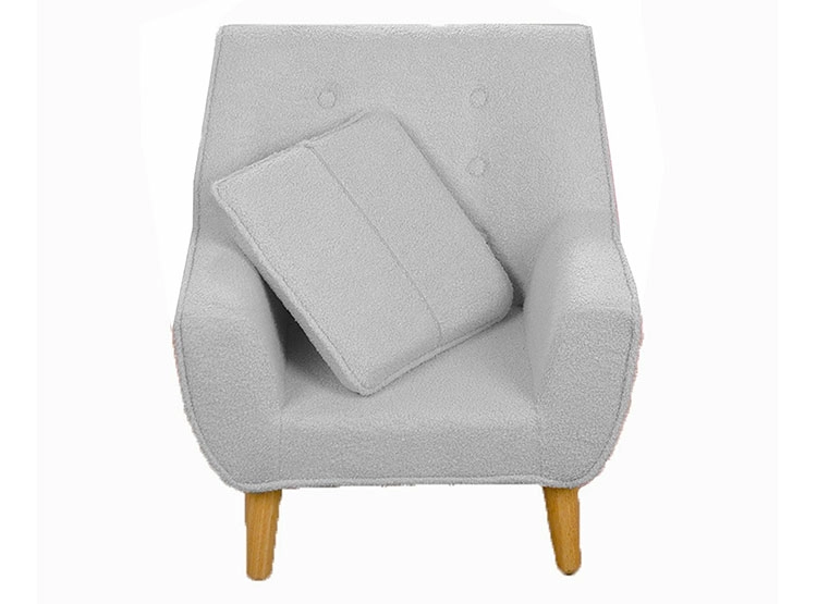 SILLÓN KIDSCOOL INFANTIL MIMO GRIS - 3