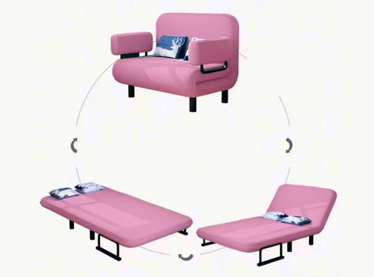 SOFÁ MINI CAMA KIDSCOOL INFANTIL ROSADO - 5