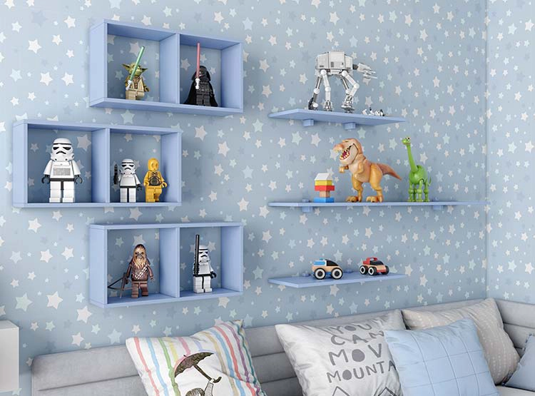 REPISA KIDSCOOL PACK X2 60 CM AZUL - 4