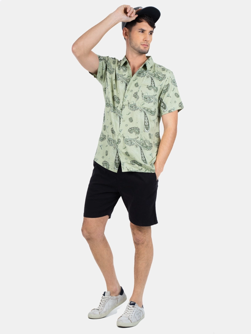 CAMISA HOMBRE ELLUS MANGA CORTA REGULAR FIT - 4