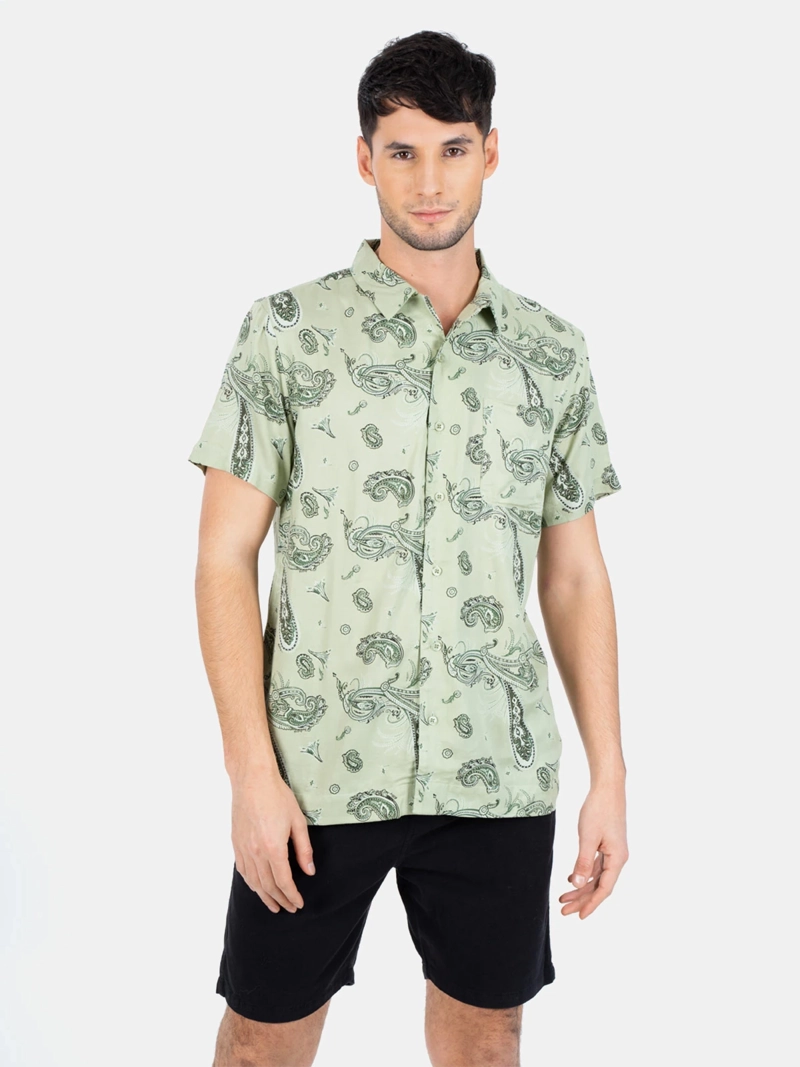 CAMISA HOMBRE ELLUS MANGA CORTA REGULAR FIT - 1